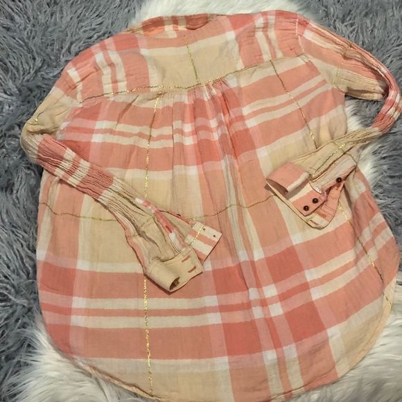 Holding Horses Plaid Sparkle Button Down Shirt - Picture 6 of 6